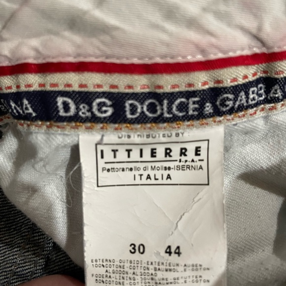 D&G Dolce & Gabbana Men’s Jeans Size 30 - Picture 4 of 7